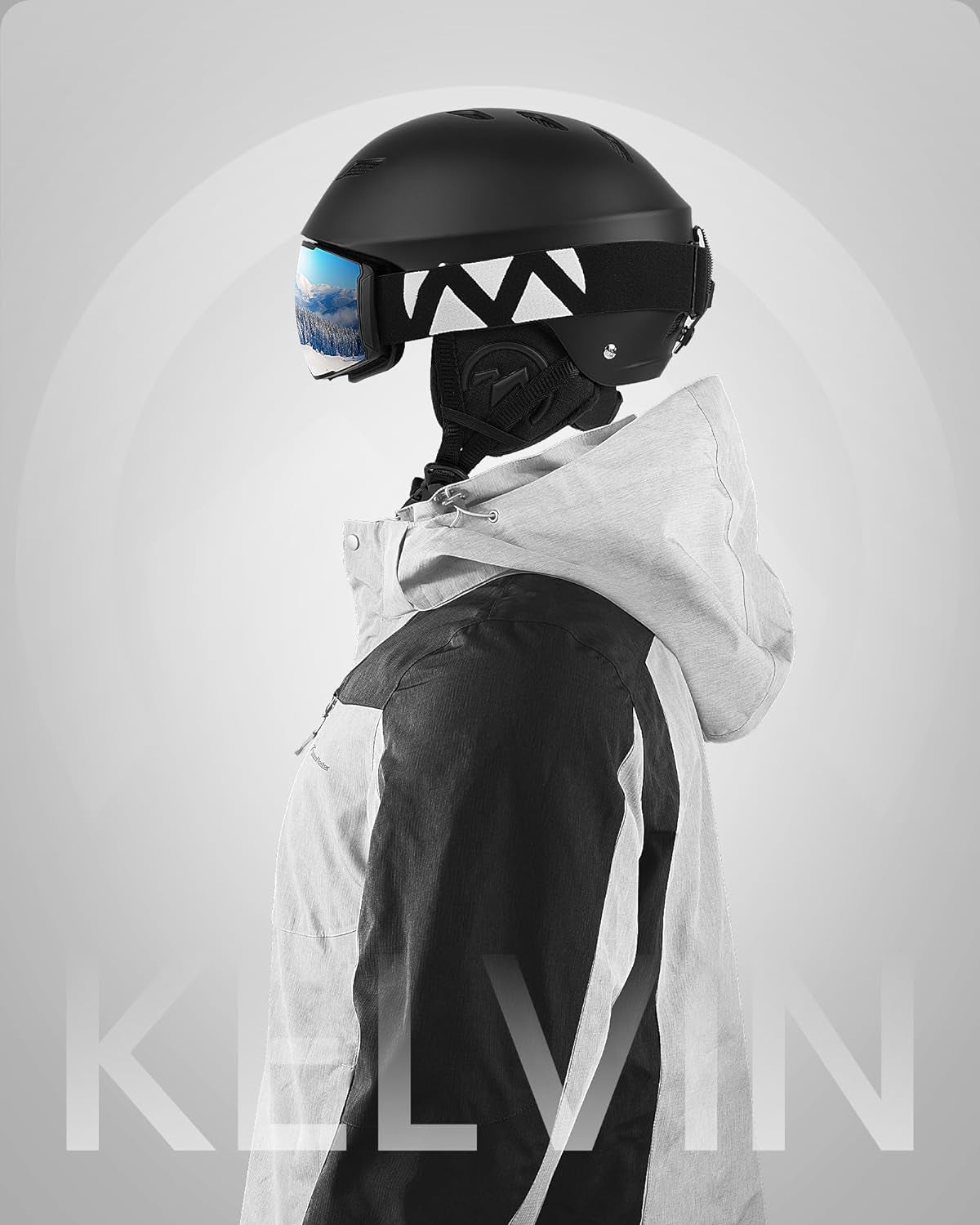 Kelvin Ski Helmet - Snowboard Helmet for Men, Women & Youth