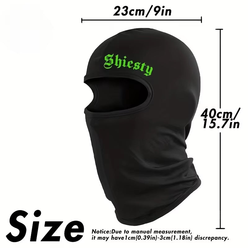 Shiesty Balaclava Face Mask Rap Balaclava Summer Cooling Neck Gaiter, UV Protector Motorcycle Ski Scarf for Men Women