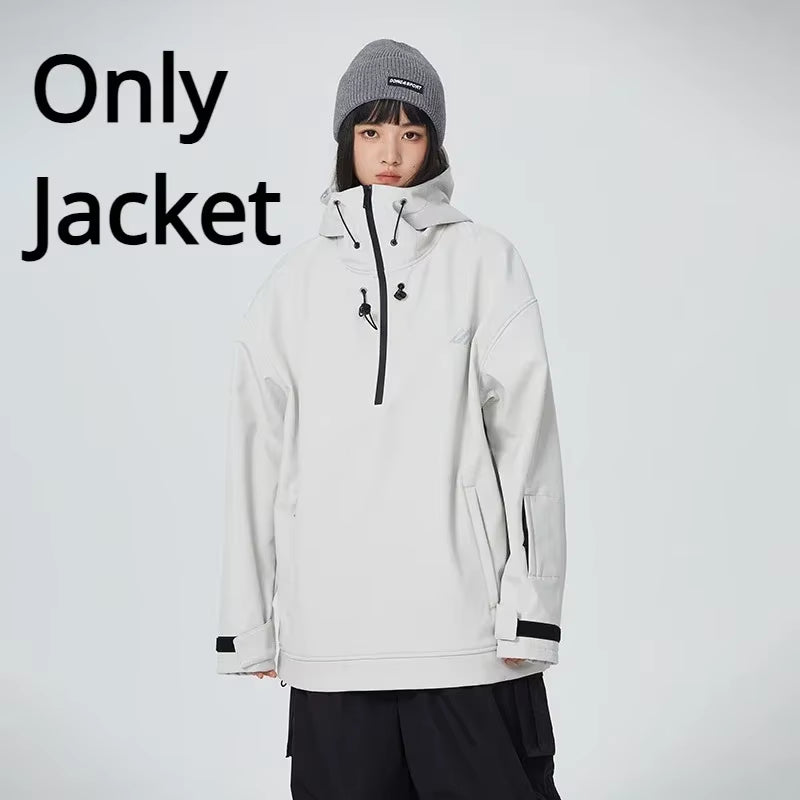 New Couple'S Skiing Jackets 2025 Winter Warm Snow Clothes Pro Windproof Woman Ski Sport Hoodies Man Outdoor Snowboard Tracksuit