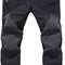 Mens Snow Ski Waterproof Softshell Snowboard Pants Outdoor Hiking Fleece Lined Zipper Bottom Leg