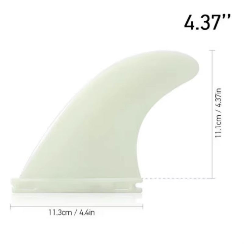 Surfing Fins for Surfboard 4.37"/11.1Cm Surf Fin High Quality Plastic Surfboard Water Sports Surfing Board