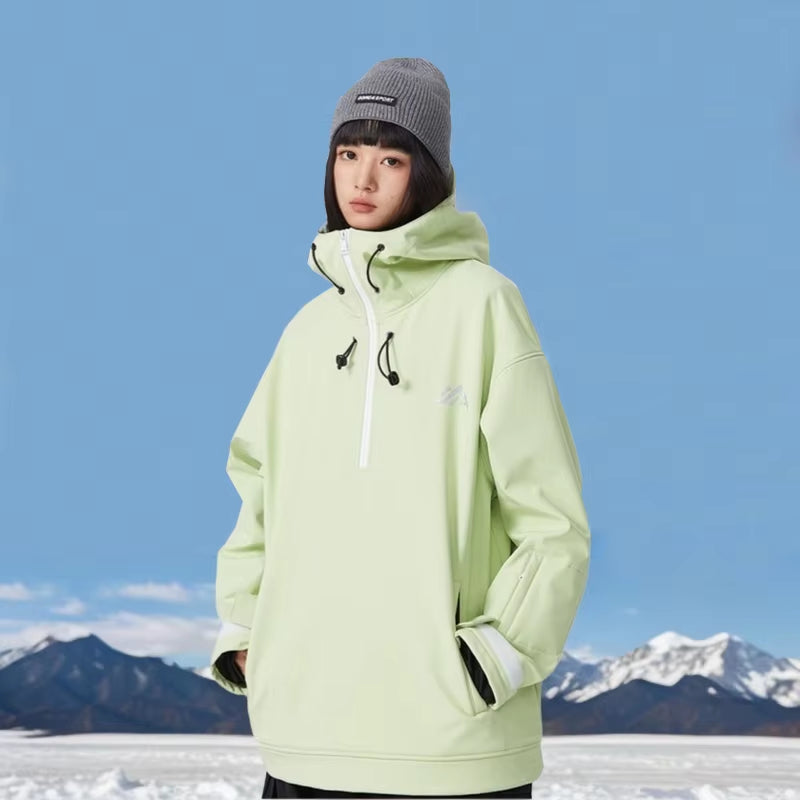 New Couple'S Skiing Jackets 2025 Winter Warm Snow Clothes Pro Windproof Woman Ski Sport Hoodies Man Outdoor Snowboard Tracksuit