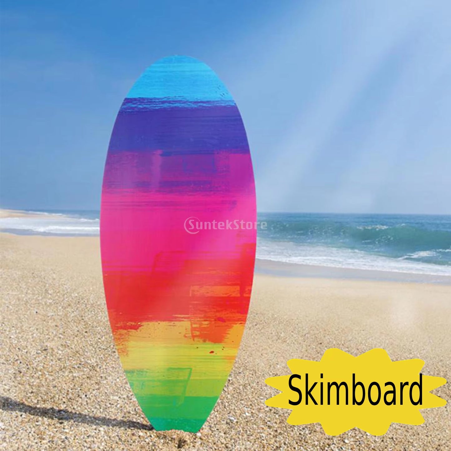 Skimboard Standing Shallow Water Beach Sand Board Small Surfboard Surf Board for Unisex Teens Boy Girls Men Women Water Sports