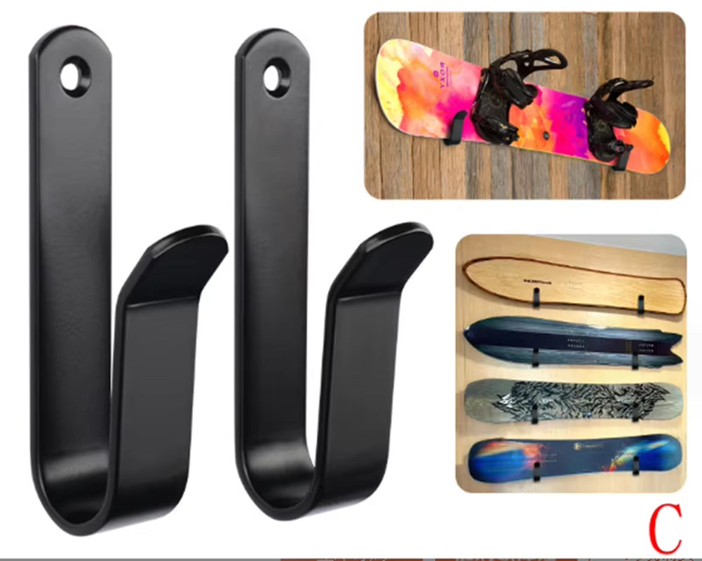 Skateboard Snowboard Mount Rack Surfboards Wall Rack