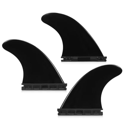 Surfing Fins for Surfboard 4.37"/11.1Cm Surf Fin High Quality Plastic Surfboard Water Sports Surfing Board